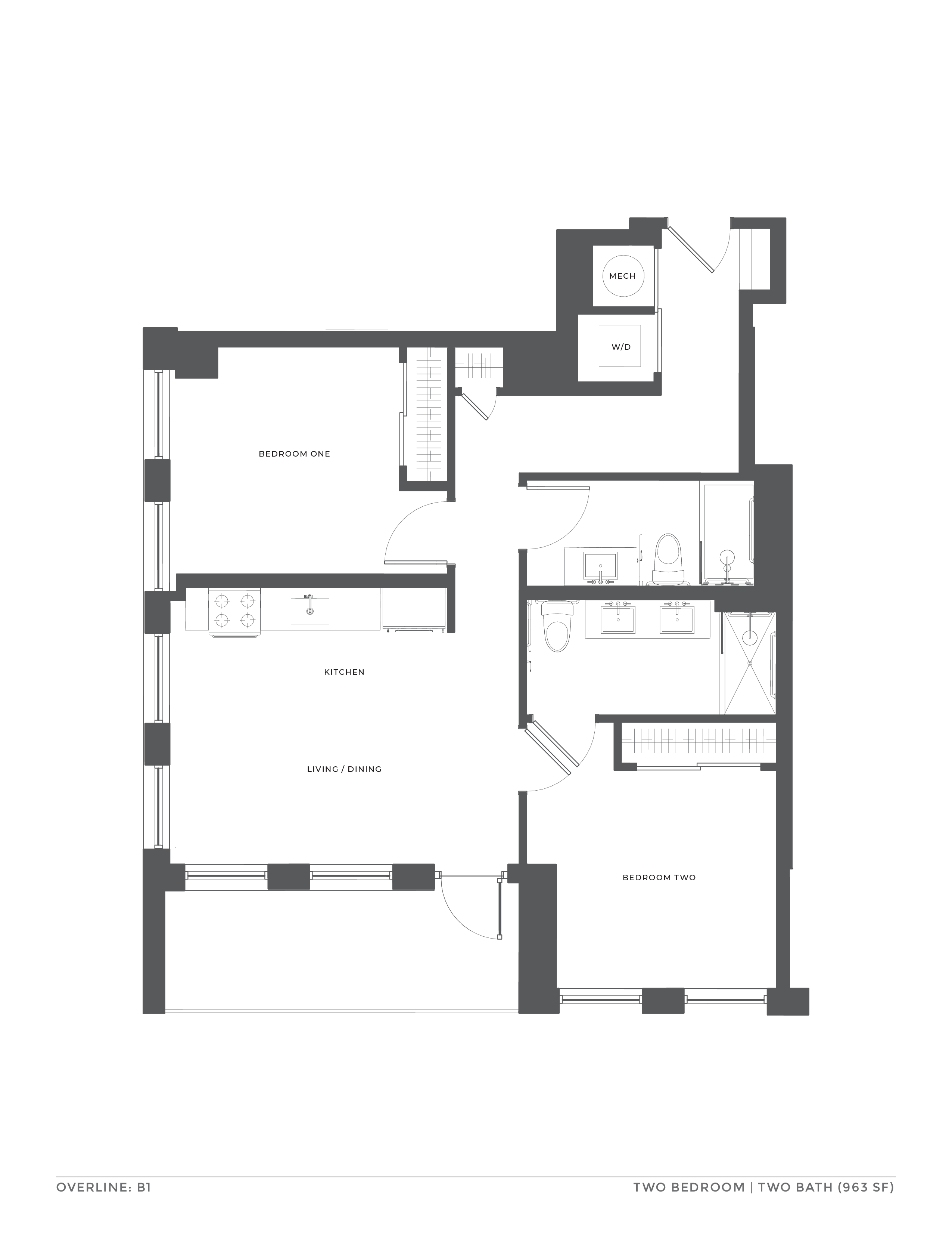 Floorplan image of apartment 